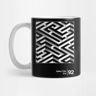 Aphex Twin - Xtal / Minimalist Style Graphic Design Mug